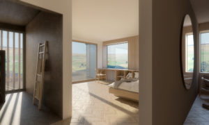 Quartet Master Bedroom Interior Render