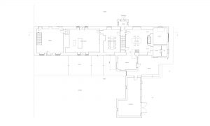 Gable House Existing Ground Floor Plans