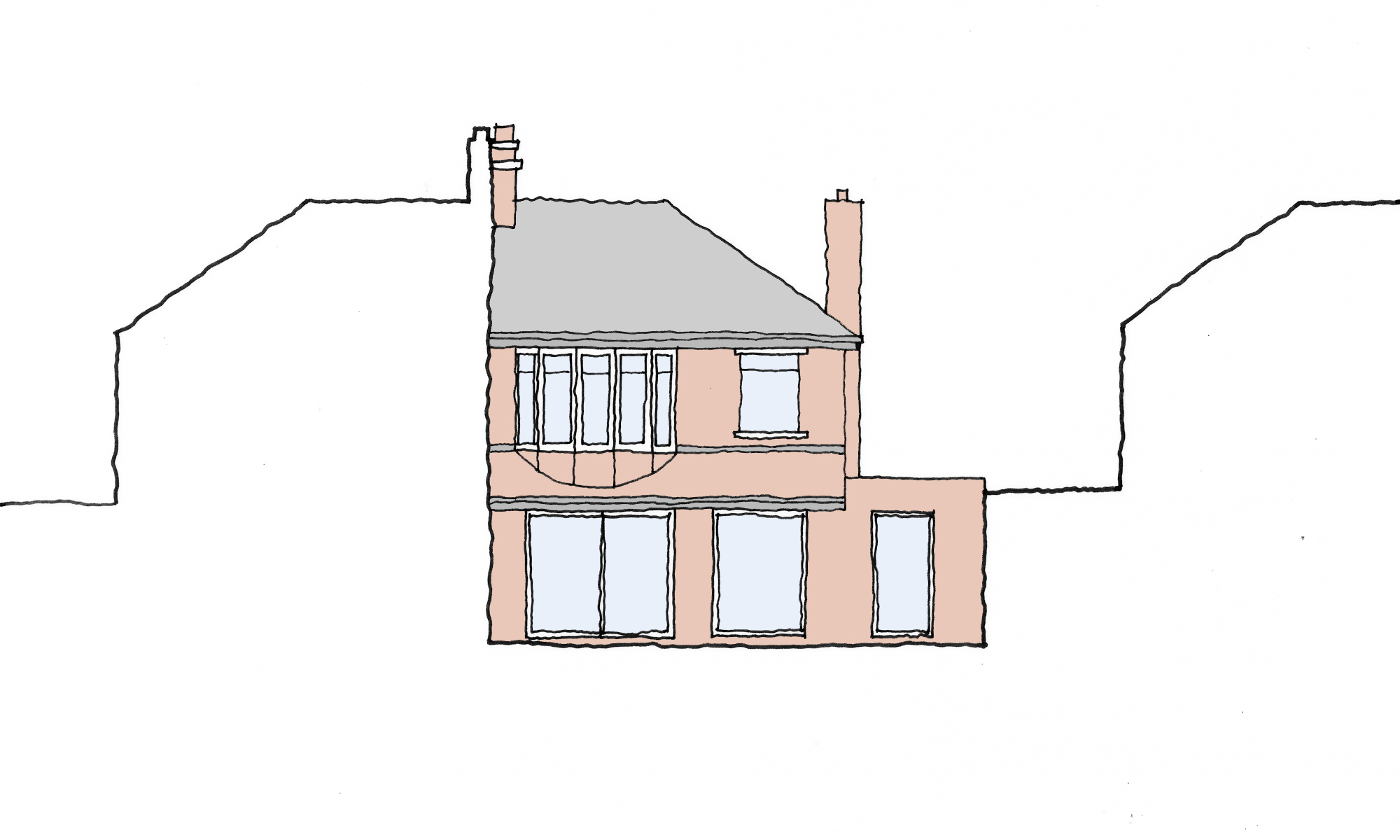 Tynemouth Extension Sketch