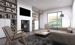 Living Room Interior Render