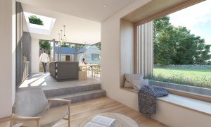 WEST COTTAGE INTERIOR RENDER