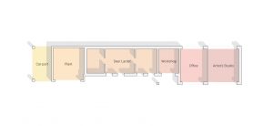 Outbuilding floor plan