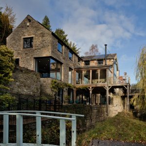 Corner Glazing Old mill Hexham Northumberland