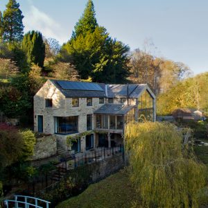 Corner Glazing Old mill Hexham Northumberland