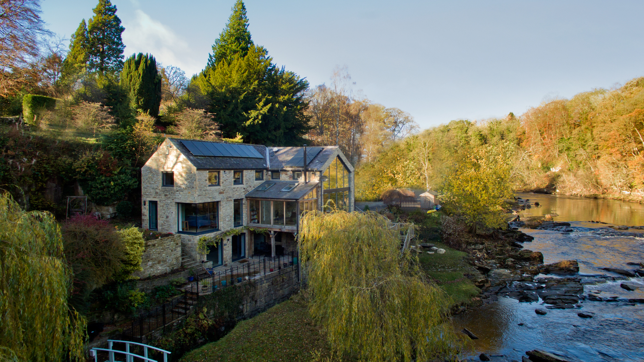 Corner Glazing Old mill Hexham