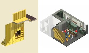 Kitchen and Stair Design